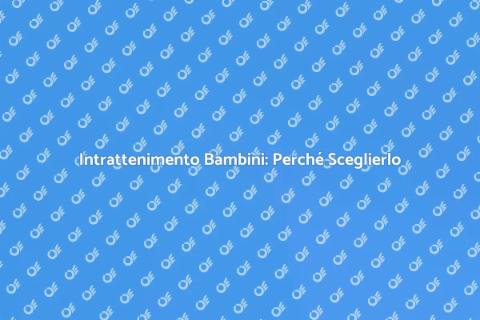 Animatore Professionista per Bambini