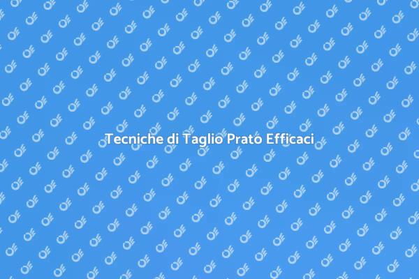 Come Tagliare il Prato Perfetto