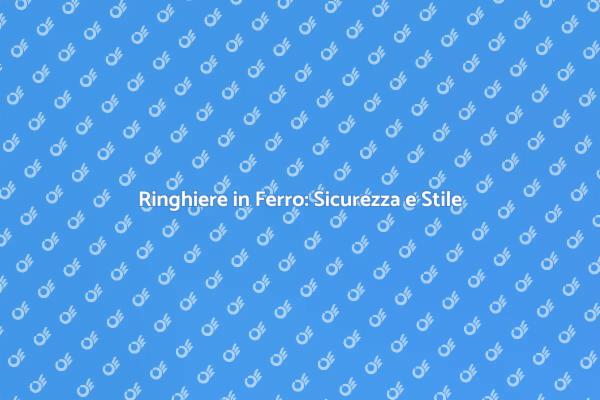 Installazione di Ringhiere in Ferro