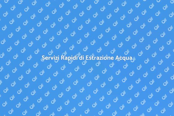 Emergenza Acqua: Come Agire Subito