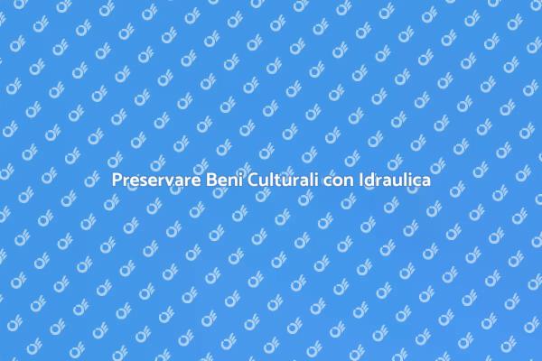 L'Arte dell'Analisi Idraulica Culturale