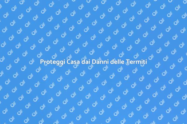 Termiti: Come Controllare i Danni