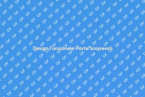 Porta Scorrevole Interni: Design e Funzionalità