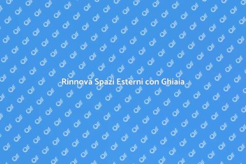 Posare la Ghiaia per Rinnovare Spazi