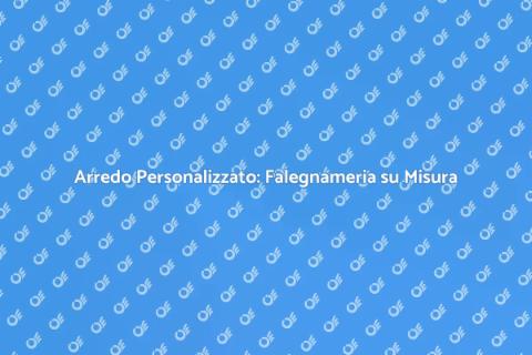 Mobile su Misura in Falegnameria