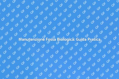 Manutenzione Fossa Biologica Essenziale