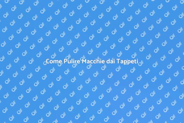 Tecniche Efficaci per Tappeti Puliti