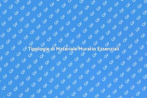 Materiale Murario: Fondamentale in Edilizia