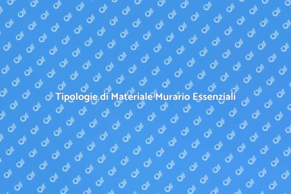 I Fondamenti del Materiale Murario