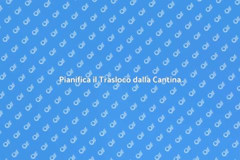 Trasloco Oggetti dalla Cantina