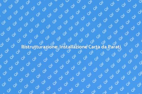 Carta da Parati: Installazione e Riparazione