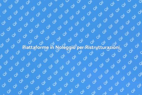 Noleggio Piattaforme per Progetti