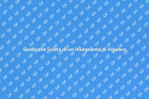 Insegnante di Algebra per il Successo