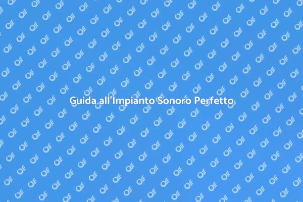 Migliora il Tuo Spazio con Suono