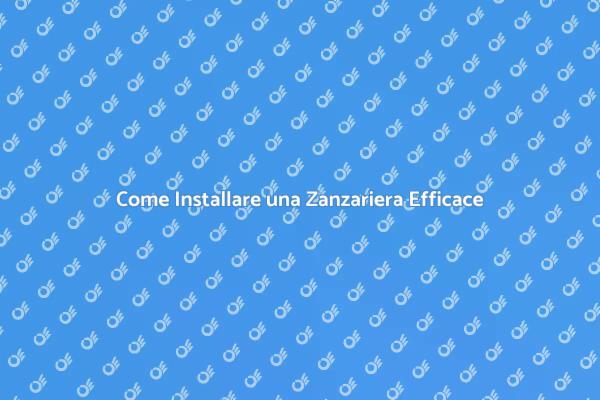 Zanzariera: Protezione per la Tua Casa