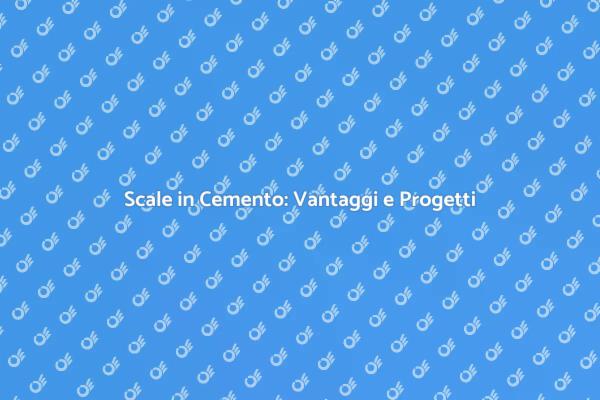 Come Costruire Scale in Cemento