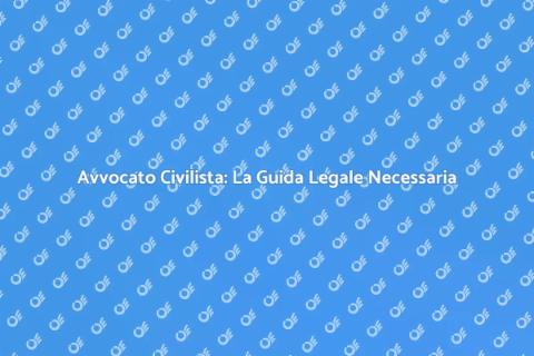 Avvocato Civilista: Il Tuo Alleato Legale