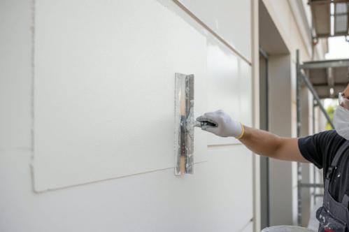 passare l'intonaco al silicone