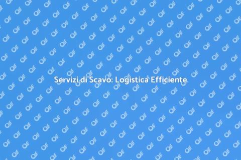 Logistica per Servizi di Scavo