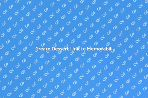 Trasforma i Tuoi Eventi con Dolci Unici