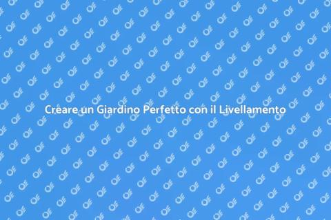 Livellamento Professionale del Terreno