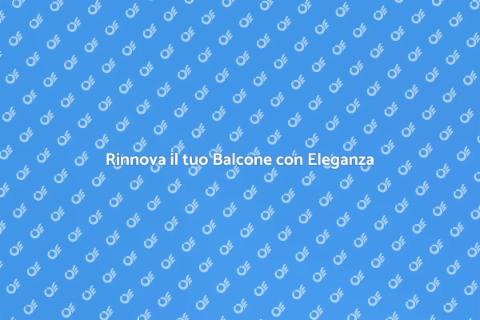Pensilina per Balconi con Balaustre