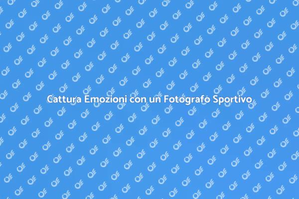 Scegli il Fotografo Giusto per Eventi Sportivi