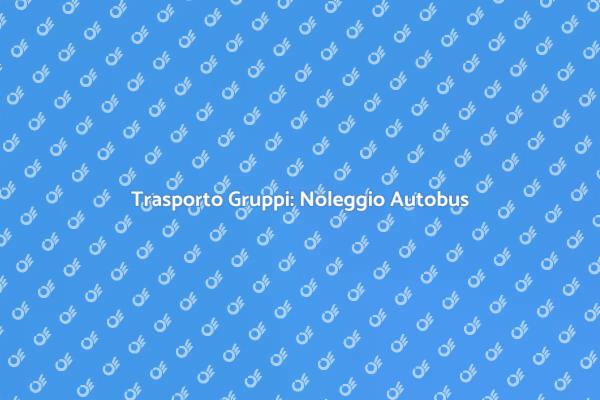 Autobus con Conducente: Comfort e Sicurezza