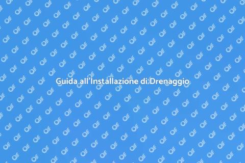 Installazione Condotto Drenaggio Liquidi