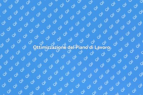 Aggiustare un Piano di Lavoro Efficace