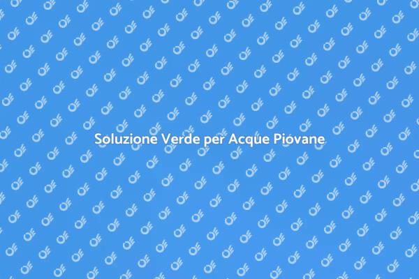 Prato Sostenibile contro le Acque Piovane