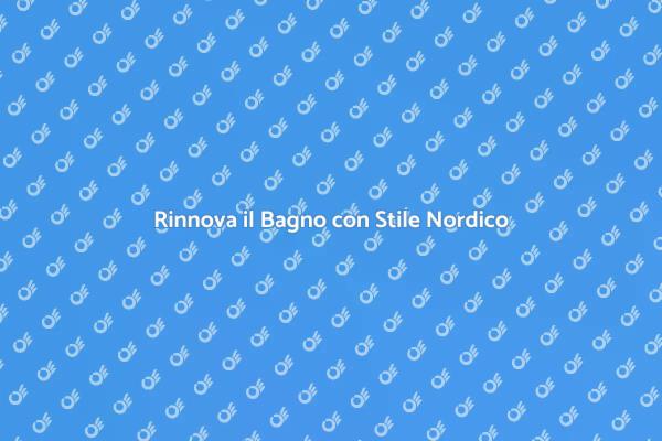 Mobile Bagno: Eleganza Nordica