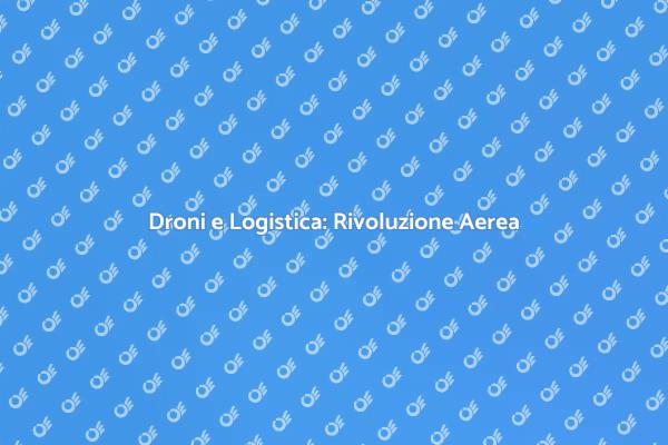 Droni e Logistica: Innovazione Visiva