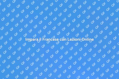 Lezione Online di Francese per Te