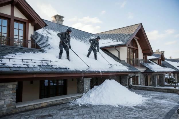 Quanto costa rimuovere la neve dal tetto?