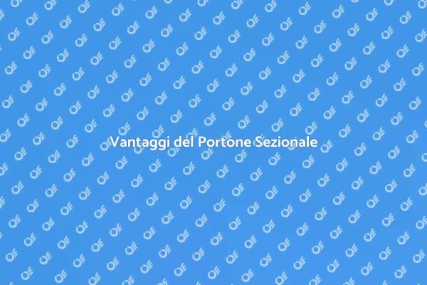 Portoni Sezionali: Efficienza e Stile