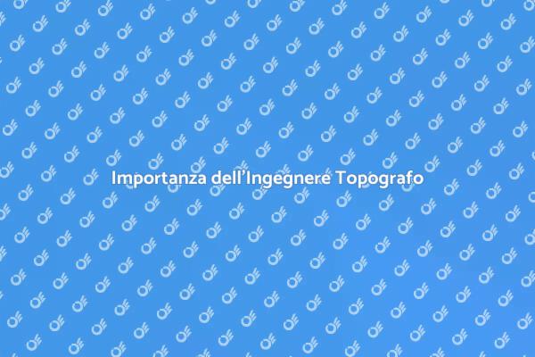 Perché Scegliere un Ingegnere Topografo