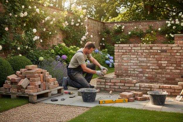 Quanto costa costruire un muro di mattoni in giardino?