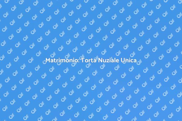 La Torta Nuziale Che Racconta la Tua Storia