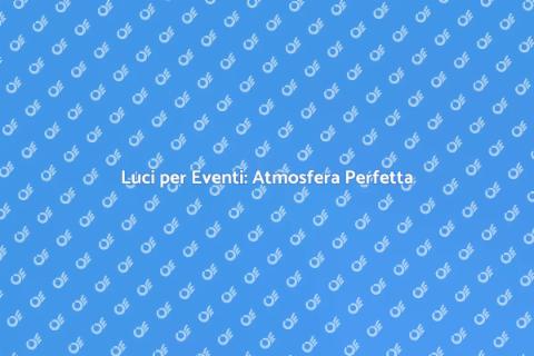 Installazione Luci per Eventi