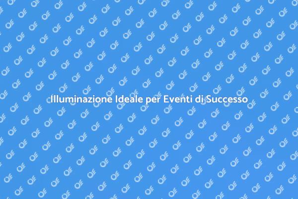 Trasforma il Tuo Evento con le Luci Giuste