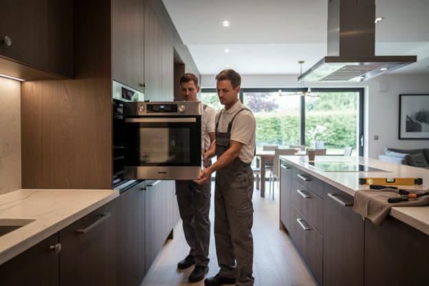 Montare forno ad incasso