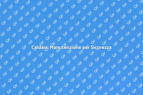 Manutenzione Caldaia: Sicurezza Domestica