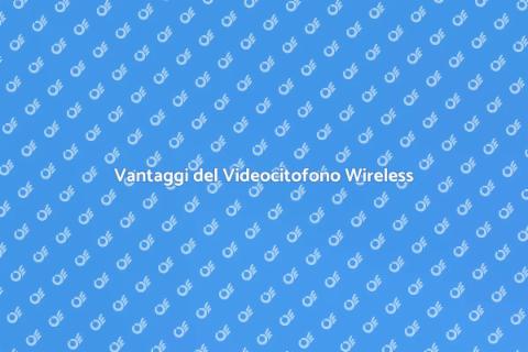 Videocitofono Wireless con Schermo Touch