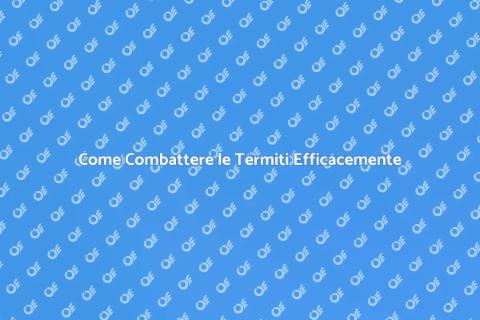 Trattamento Termiti: Guida Completa