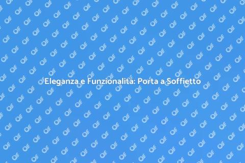 Porta a Soffietto per Negozi: Vantaggi