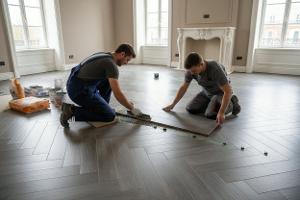 posare un pavimento in piastrelle: Da €50