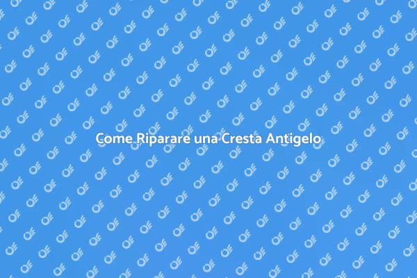 Riparazione della Cresta Antigelo Svelata