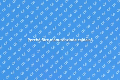 Manutenzione annuale caldaia murale
