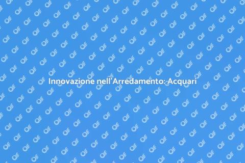 Acquario Tecnologico: Innovazione e Design